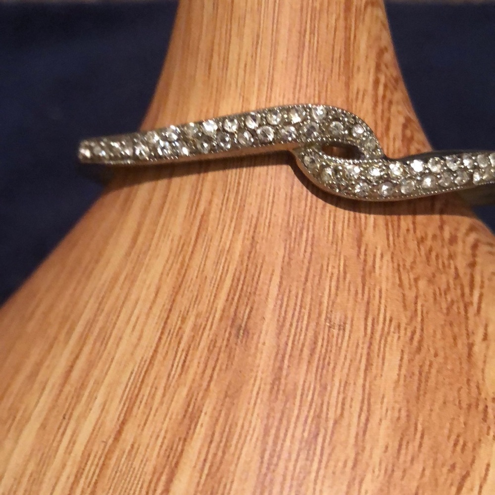 Monet rhinestone bangle bracelet